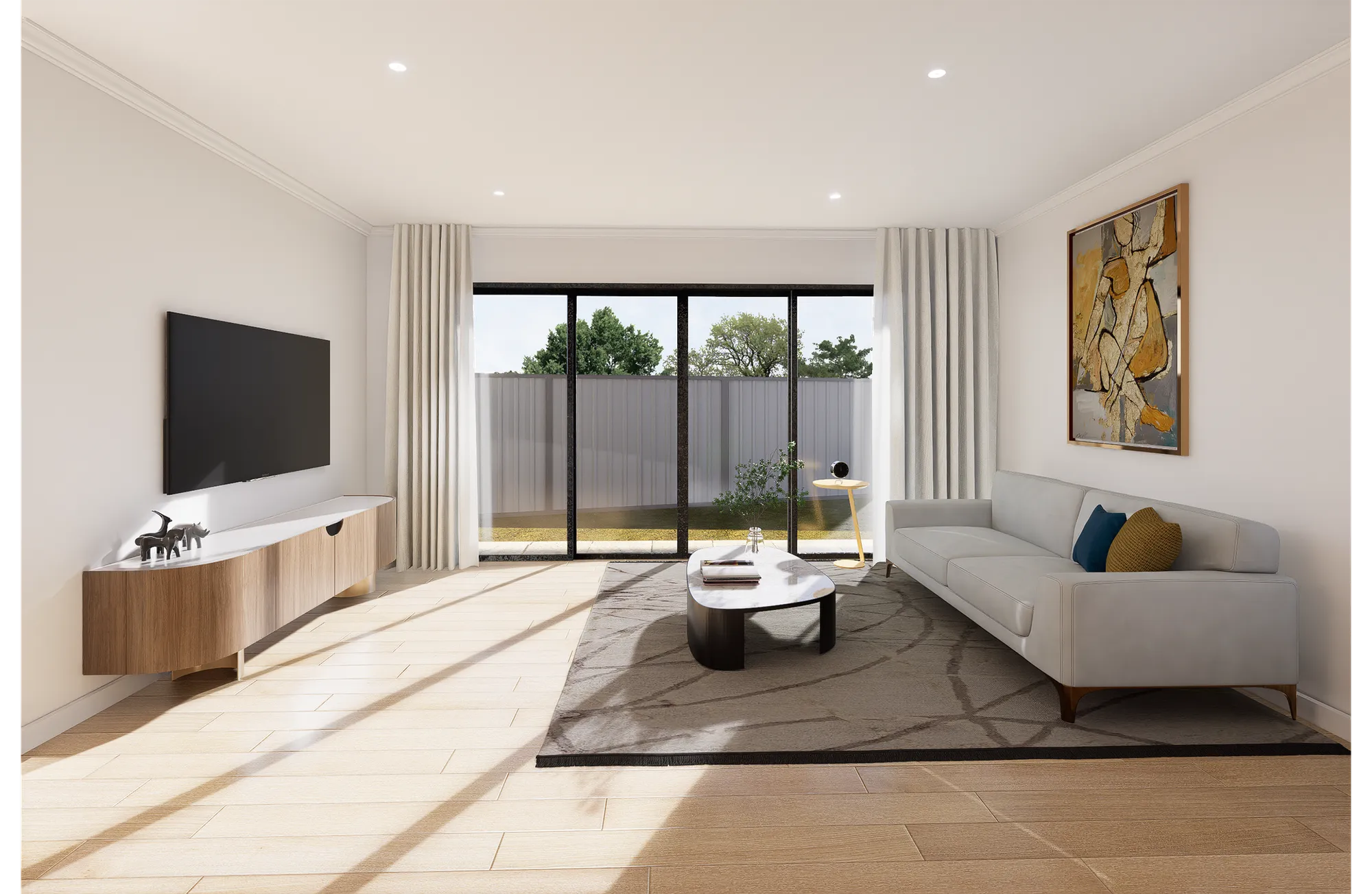 Pooraka living and dining area